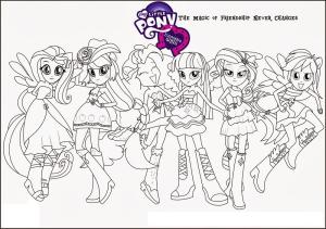 My Little Pony boyama sayfası, My Little Pony coloring page, Binicilik Kızları, 