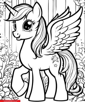 My Little Pony boyama sayfası, My Little Pony coloring page, , 