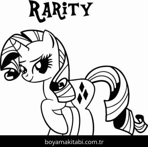 My Little Pony boyama sayfası – eğlenceli etkinlik, el becerilerini geliştirir