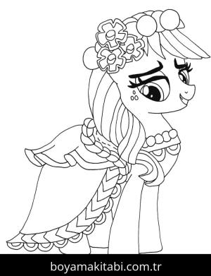 My Little Pony boyama sayfası – ücretsiz yazdır, boyama etkinliği