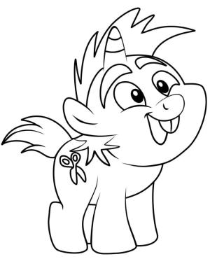 My Little Pony boyama sayfası, My Little Pony coloring page, Küçük Midillimi Kes, 