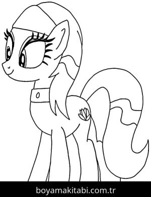 My Little Pony boyama sayfası – renkli çizimler, okul öncesi