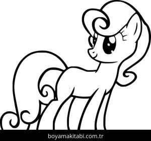 My Little Pony boyama sayfası – ücretsiz yazdır, boyama etkinliği