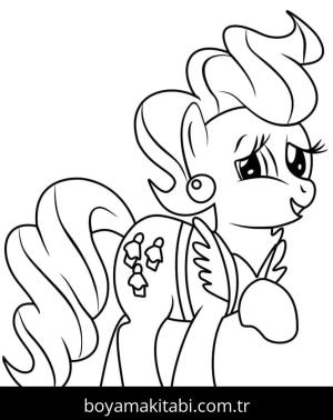 My Little Pony boyama sayfası – evde etkinlik, ücretsiz yazdır