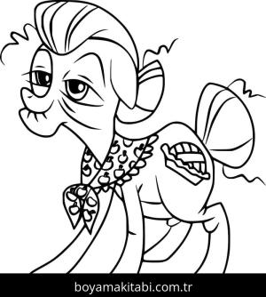 My Little Pony boyama sayfası – keyifli zaman, renkli çizimler