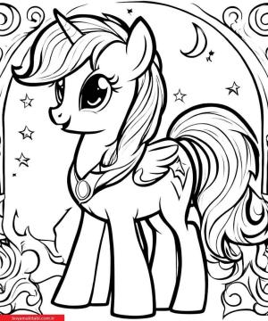 My Little Pony boyama sayfası, My Little Pony coloring page, , 