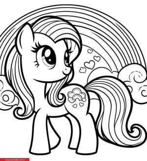 My Little Pony boyama sayfası, My Little Pony coloring page, , 