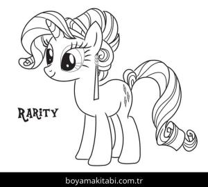 My Little Pony boyama sayfası – eğlenceli etkinlik, el becerilerini geliştirir