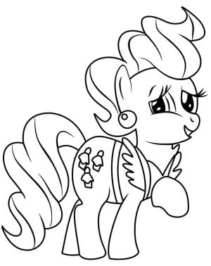 My Little Pony boyama sayfası, My Little Pony coloring page, Bayan Kek Benim Küçük Midillim, 