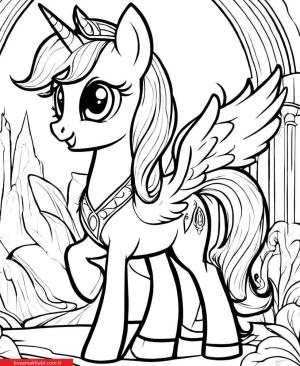 My Little Pony boyama sayfası, My Little Pony coloring page, , 