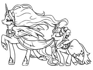 My Little Pony boyama sayfası, My Little Pony coloring page, Benim Küçük Pony Unicorn’um, 