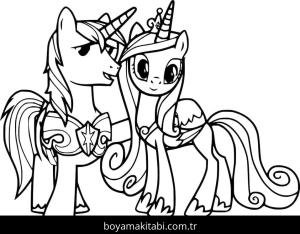 My Little Pony boyama sayfası – kolay boyama, eğitici aktivite