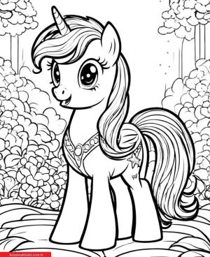 My Little Pony boyama sayfası, My Little Pony coloring page, , 