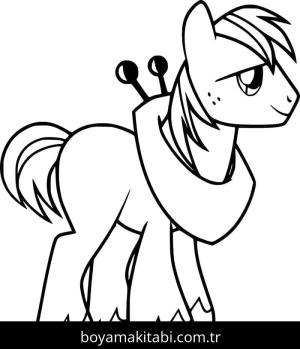 My Little Pony boyama sayfası – PDF indir, sevimli karakter
