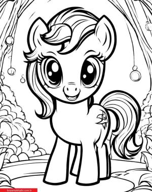 My Little Pony boyama sayfası, My Little Pony coloring page, , 