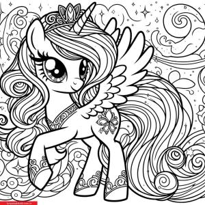 My Little Pony boyama sayfası, My Little Pony coloring page, , 