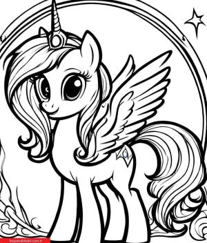 My Little Pony boyama sayfası, My Little Pony coloring page, , 