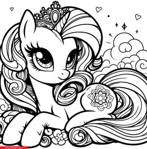 My Little Pony boyama sayfası, My Little Pony coloring page, , 