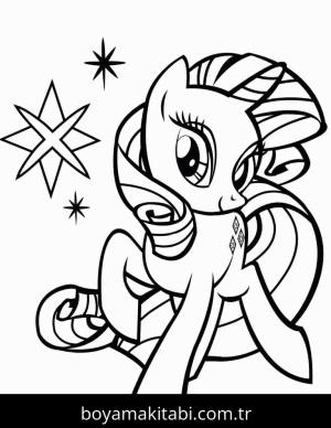 My Little Pony boyama sayfası – yaratıcılık, eğlenceli etkinlik