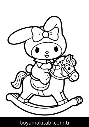 My Melody boyama sayfası 48370,  coloring page, 