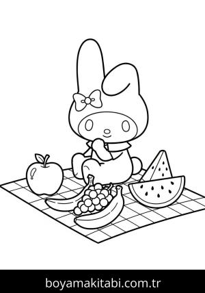 My Melody boyama sayfası 48371,  coloring page, 