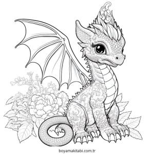 Mythical Creatures boyama sayfası – çocuk aktivitesi, PDF indir