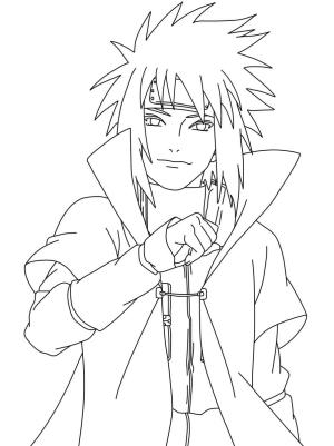 Namikaze Minato boyama sayfası,  coloring page, Minato Çizimi, 