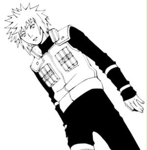 Namikaze Minato boyama sayfası,  coloring page, Jonin Minato, 