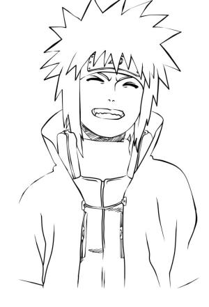 Namikaze Minato boyama sayfası,  coloring page, Minato Komik, 