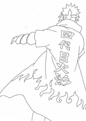 Namikaze Minato boyama sayfası,  coloring page, Hokage Minato, 