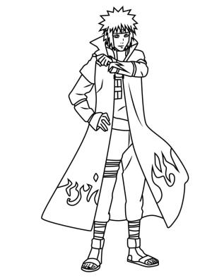 Namikaze Minato boyama sayfası,  coloring page, Yakışıklı Minato, 