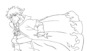 Namikaze Minato boyama sayfası,  coloring page, Hokage Namikaze Minato, 