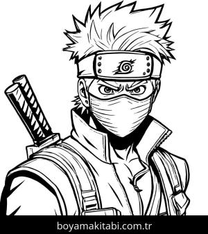 Naruto boyama sayfası,  coloring page, harika, benzersiz, karikatür