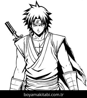 Naruto boyama sayfası,  coloring page, çizgi, harika, kreatif