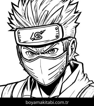 Naruto boyama sayfası,  coloring page, kreatif, çocuklar için, ince çizgili