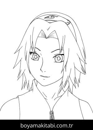 Naruto boyama sayfası – el becerilerini geliştirir, boyama çalışması