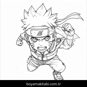 Naruto boyama sayfası – keyifli zaman, renkli çizimler