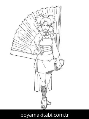 Naruto boyama sayfası – PDF indir, sevimli karakter