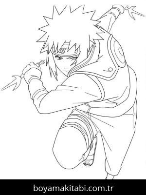 Naruto boyama sayfası – boyama çalışması, yaratıcılığı geliştirir