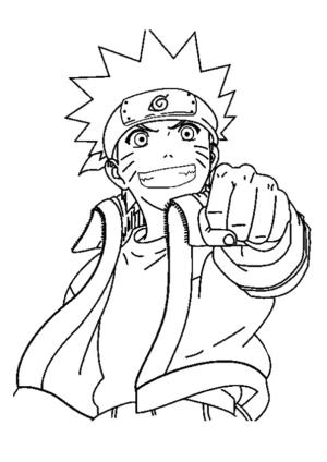 Naruto boyama sayfası,  coloring page, Uzumaki Naruto, 