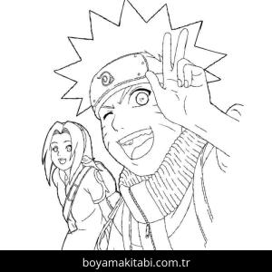 Naruto boyama sayfası – evde etkinlik, ücretsiz yazdır