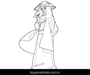 Naruto boyama sayfası – yaratıcılık, eğlenceli etkinlik