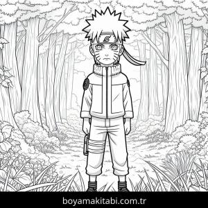 Naruto boyama sayfası – yaratıcılığı geliştirir, keyifli zaman