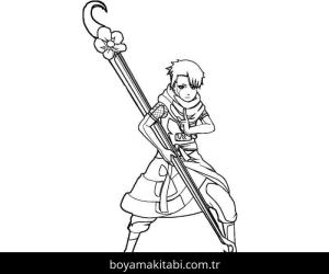 Naruto boyama sayfası – PDF indir, sevimli karakter