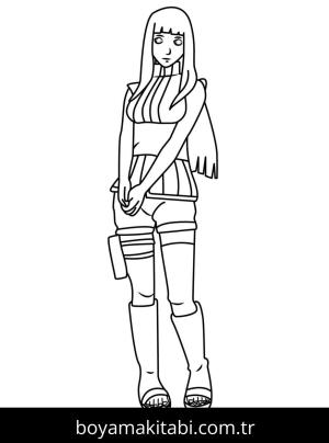 Naruto boyama sayfası – renkli çizimler, okul öncesi