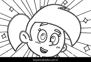 Nasreddin Hoca boyama sayfası – çocuklar için, çizgi film temalı