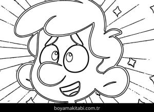 Nasreddin Hoca boyama sayfası – çizgi film temalı, basit çizim