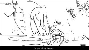 Nasreddin Hoca boyama sayfası – PDF indir, sevimli karakter