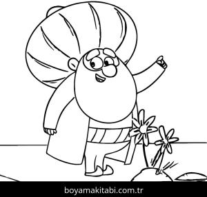 Nasreddin Hoca boyama sayfası – eğitici aktivite, yaratıcılık