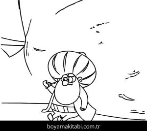 Nasreddin Hoca boyama sayfası – boyama etkinliği, çocuk aktivitesi